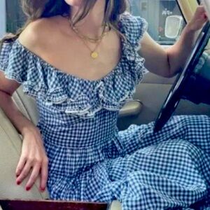 Doen Gingham Dress Size XS